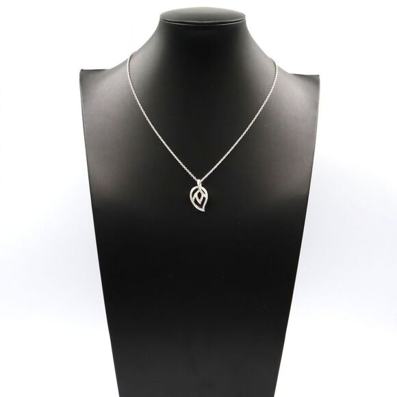 Piaget Magic Secret Leaf Diamond Necklace K18WG - Picture 5 of 7